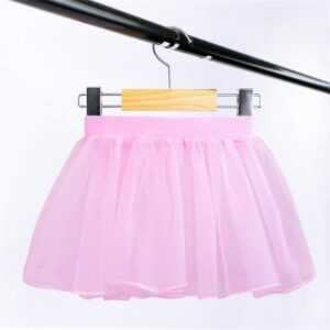 Wrathquake Tüllrock Kinder-Ballerina-Prinzessinnenkleid mit Netzschleife, Partykleid