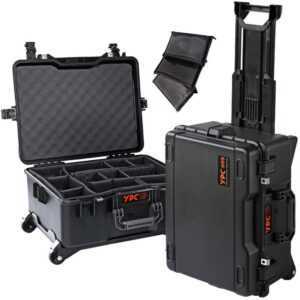 YPC Werkzeugkoffer Outdoor Koffer und Trolley Hartschalenkoffer viele Größen und Einlagen, wasserdicht, staubdicht, Würfelschaum, Polsterung oder Trennwände