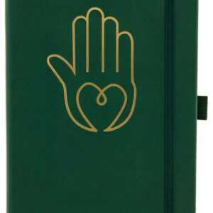 Berk Notizblock Yoga Schreibbuch grün A5, Hand