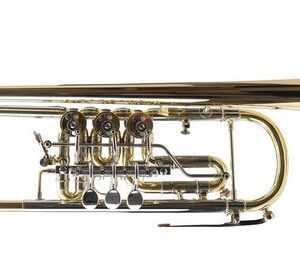 Classic Cantabile Drehventil Bb-Trompete TR-43G Bb-Konzerttrompete, (inkl. Koffer & Mundstück), Mundrohr: Goldmessing, Schallbecher: 129 mm