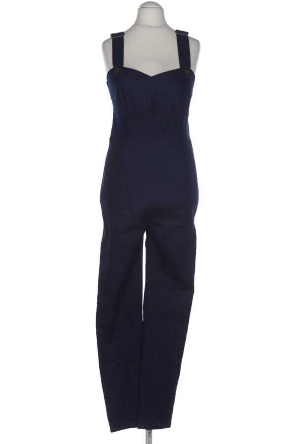 Collectif Damen Jumpsuit/Overall, marineblau