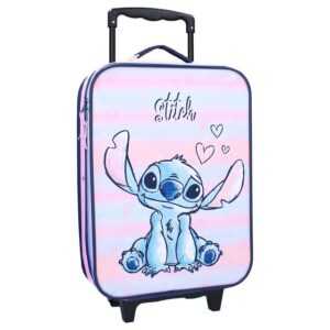 Disney Kinderkoffer Stitch Trolley Kindertrolley Tasche Koffer Trolly, Leicht