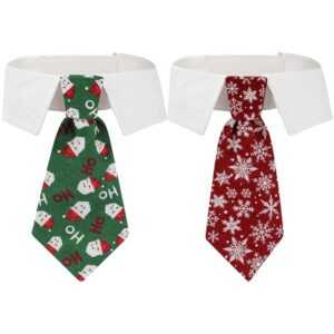 Haustierkrawatte Hundekrawatte Verstellbare Kostümhundkragen Krawatten Party Accessoires Weihnachtskostüm m