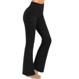 KIKI 7/8-Hose Yoga-Hosen für Damen Mit Taschen Activewear-Hosen