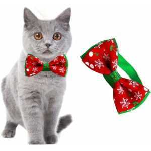 Krawatte, Fliege, Hundehalsband, Katze, Welpe, Weihnachten, verstellbar, Kostümzubehör, Kleidung, süße Haustierkostüme - Minkurow