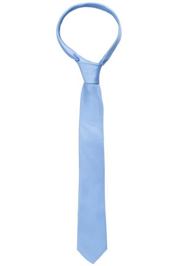 Krawatte in hellblau unifarben