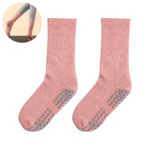 Lubgitsr Sportsocken Yoga Socken Damen, Sportsocken Rutschfeste Socken mit Antirutschsocken