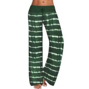ZWY Loungepants Loose tie-dye printed yoga wide-leg track pants