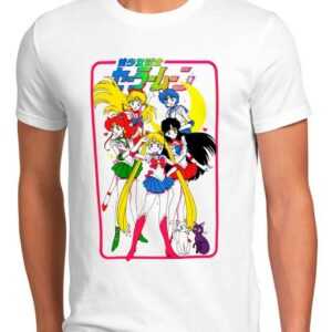 style3 Print-Shirt Herren T-Shirt Pretty Galaxy Girls sailor moon anime cosplay crystal