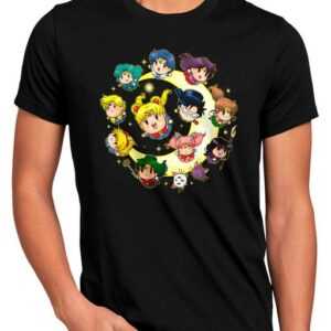 style3 Print-Shirt Herren T-Shirt Rescuing Universe sailor moon anime manga cosplay