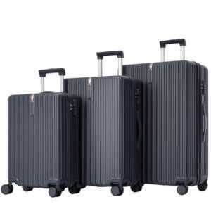 HAUSS SPLOE Trolleyset Gepäckset -Trolleyset Austin Hartschalen-Koffer ABS-Material, 4 Rollen, (3 tlg)