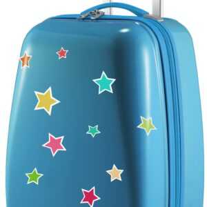 Hauptstadtkoffer Kinderkoffer "For Kids, Sterne", 4 Rollen, Kinderreisegepäck Handgepäck-Koffer Kinder-Trolley