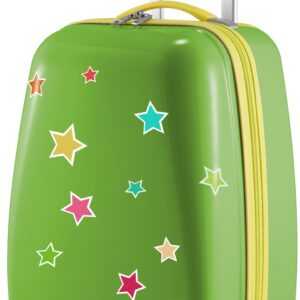 Hauptstadtkoffer Kinderkoffer "For Kids, Sterne", 4 Rollen, Kinderreisegepäck Handgepäck-Koffer Kinder-Trolley