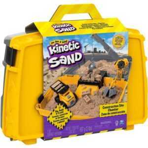 Spin Master Spielsand Kinetic Sand - Baustellen-Koffer