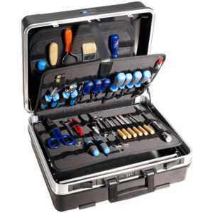 Werkzeugkoffer Flex mit Werkzeugschlaufen, Werkzeugbox ohne Werkzeug, B&W Koffer